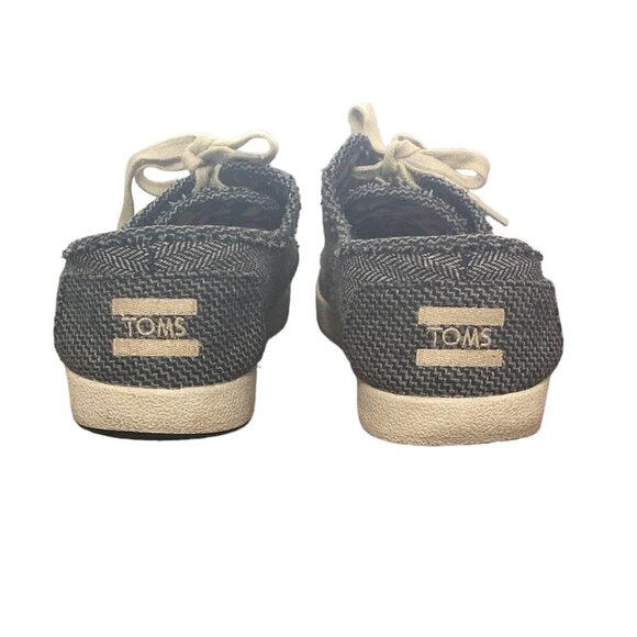 TOMS Sneaker Shoes Women's Size US8 Gray Paseo Movember Herringbone Mix - Picture 3 of 8